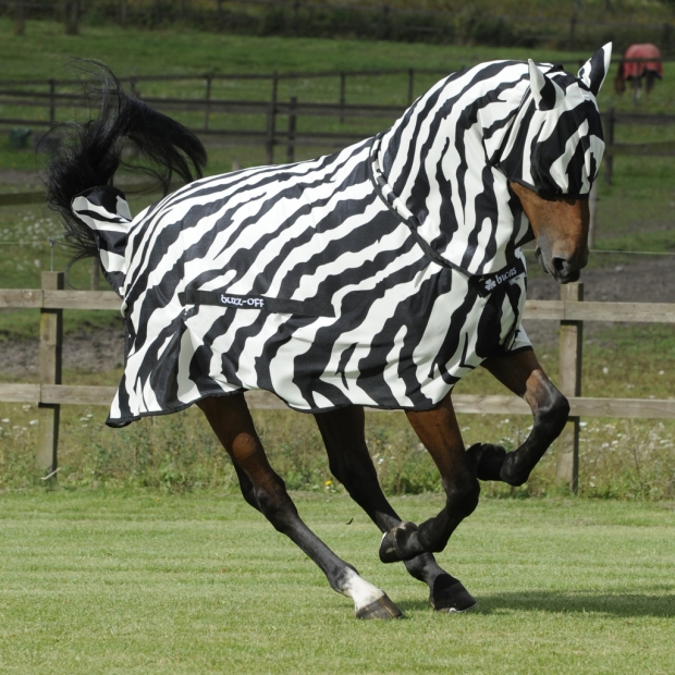 Bucas Buzz-off Zebra Fliegenmaske