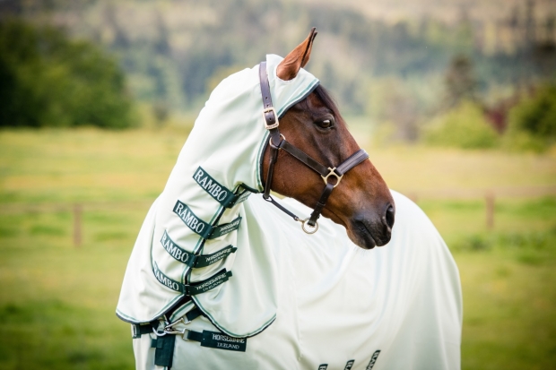 Abverkauf!!! Horseware Rambo Hoody (Nachfolge Model Sweetitch Hoody) green/ sage 2022