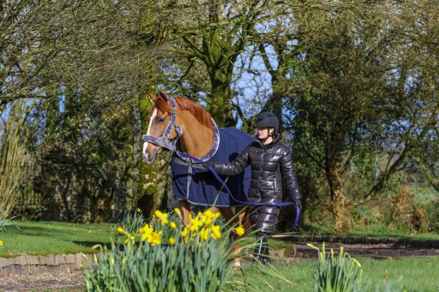 BUCAS Show-Line Fleece Fleece Abschwitzdecke navy