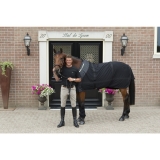 Back on Track Sehnenschoner Brushing Gamaschen 3D Netz mit Kunstfell schwarz