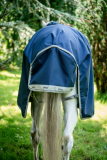 Abverkauf!!! Horseware Amigo Bravo 12 lite 50g Regendecke Navy T-Verschluss