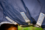 Horseware RHINO Original 250g VL Medium Regendecke Navy/Titanium Grey