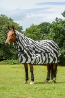 Bucas Buzz OFF Fliegendecke Full Neck Zebra