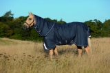 Horseware Amigo Bravo 12 Plus lite mit Halsteil navy *NEU* 3 Bauchgurte