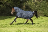 Horseware Amigo Bravo 12 Plus lite 0g mit Halsteil Disc Navy 3 Bauchgurte