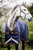 Horseware Rambo Original lite 100 g mit Beinausschnitt navy/ orange