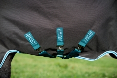 Horseware Amigo Bravo 12 plus medium mit Halsteil Disc Excalibur - Aqua