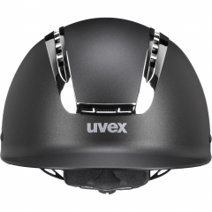 Uvex Reithelm Dressur Sicherheitshelm SUXXEED chrome black mat