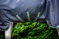 Horseware Rambo WUG lite Navy/Hunter Green & Silver