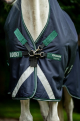 Horseware Rambo WUG lite 50g Navy/Hunter Green & Silver