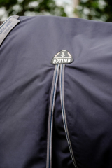 Horseware Rambo Optimo Weidedecke ohne Füllung Navy/Thunderstorm Grey & Silver