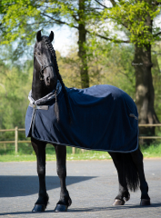 BUCAS Show-Line Fleece 400g Fleece Abschwitzdecke navy